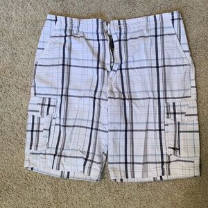 O’Neill White Plaid Shorts